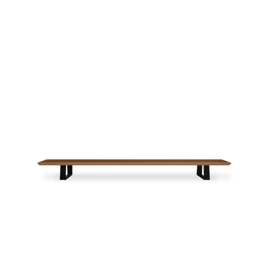 Modulaire monitor stand walnoot